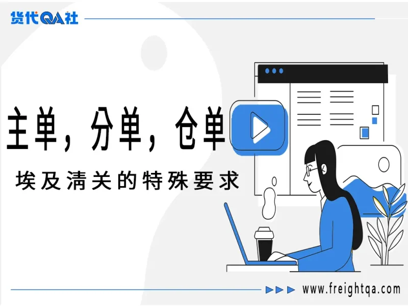 空运主单、分单、仓单详解与埃及清关指南-货代QA社